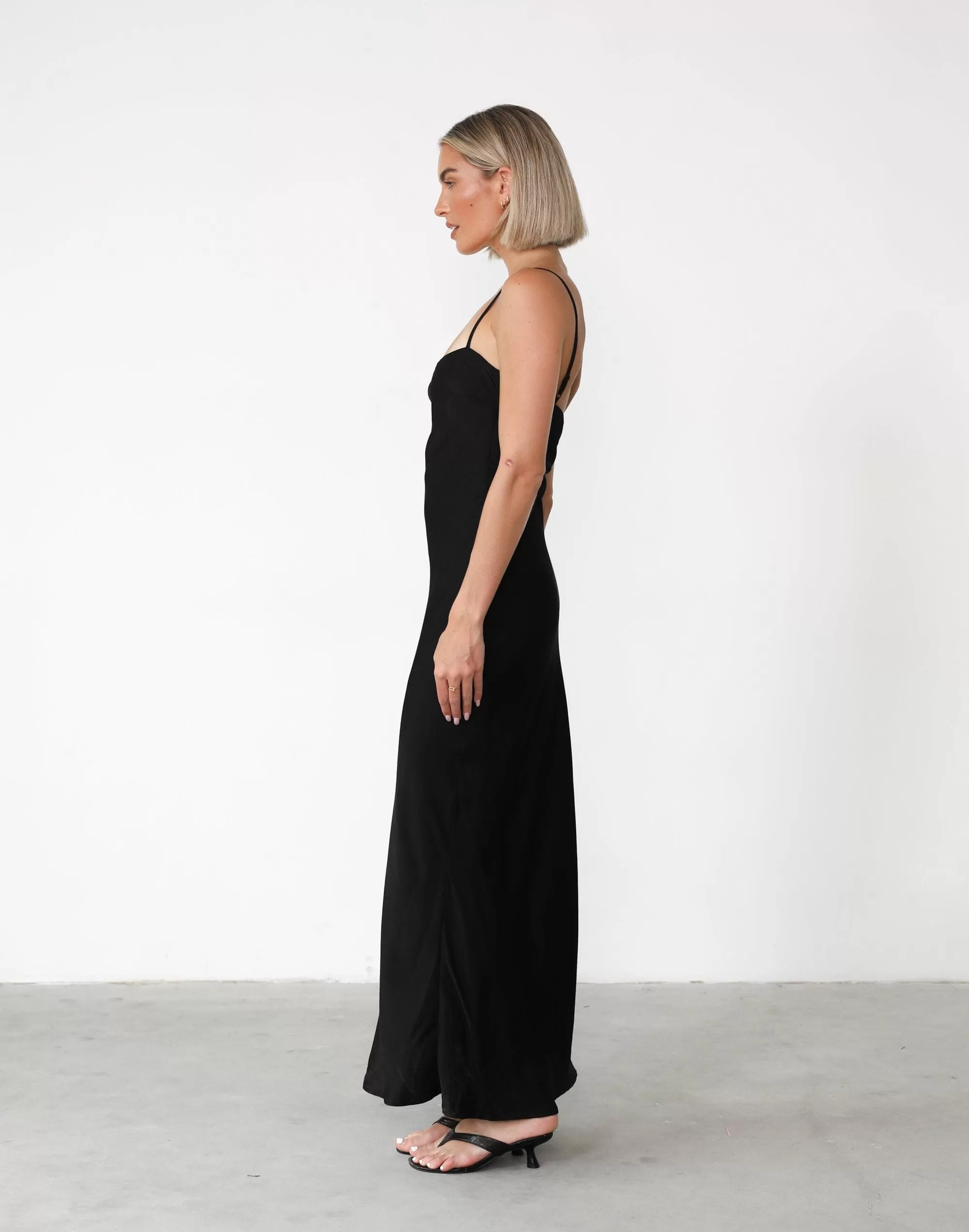 Mya Maxi Dress (Black)