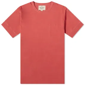 Nigel Cabourn Military Pocket T-ShirtVintage Red