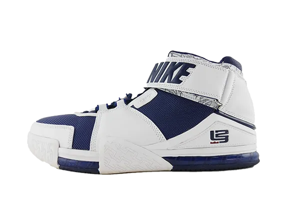 Nike LeBron 2 White/Navy