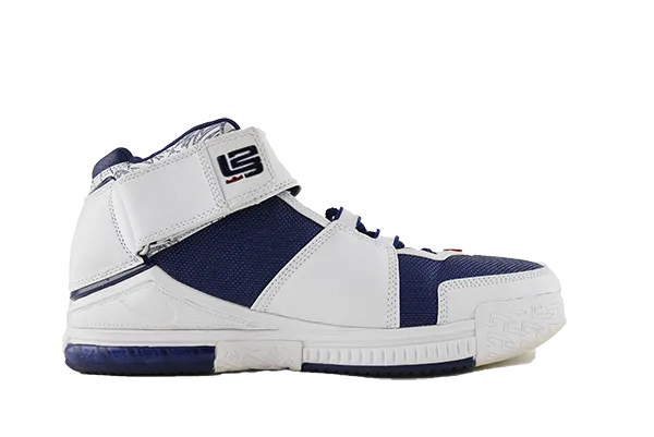 Nike LeBron 2 White/Navy