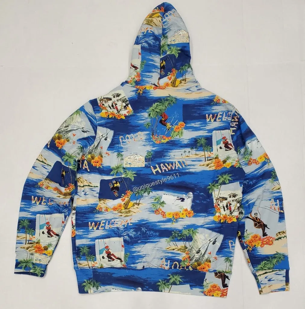 Nwt Polo Ralph Lauren Tropical Ski Print Hoodie