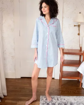 Over The Cotton Moon Nightshirt - Azure