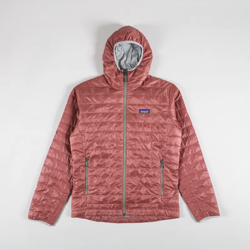 Patagonia Nano Puff Hoody Burl Red