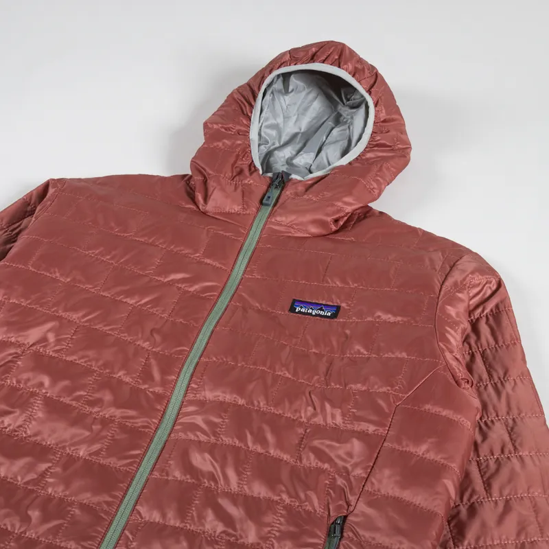 Patagonia Nano Puff Hoody Burl Red