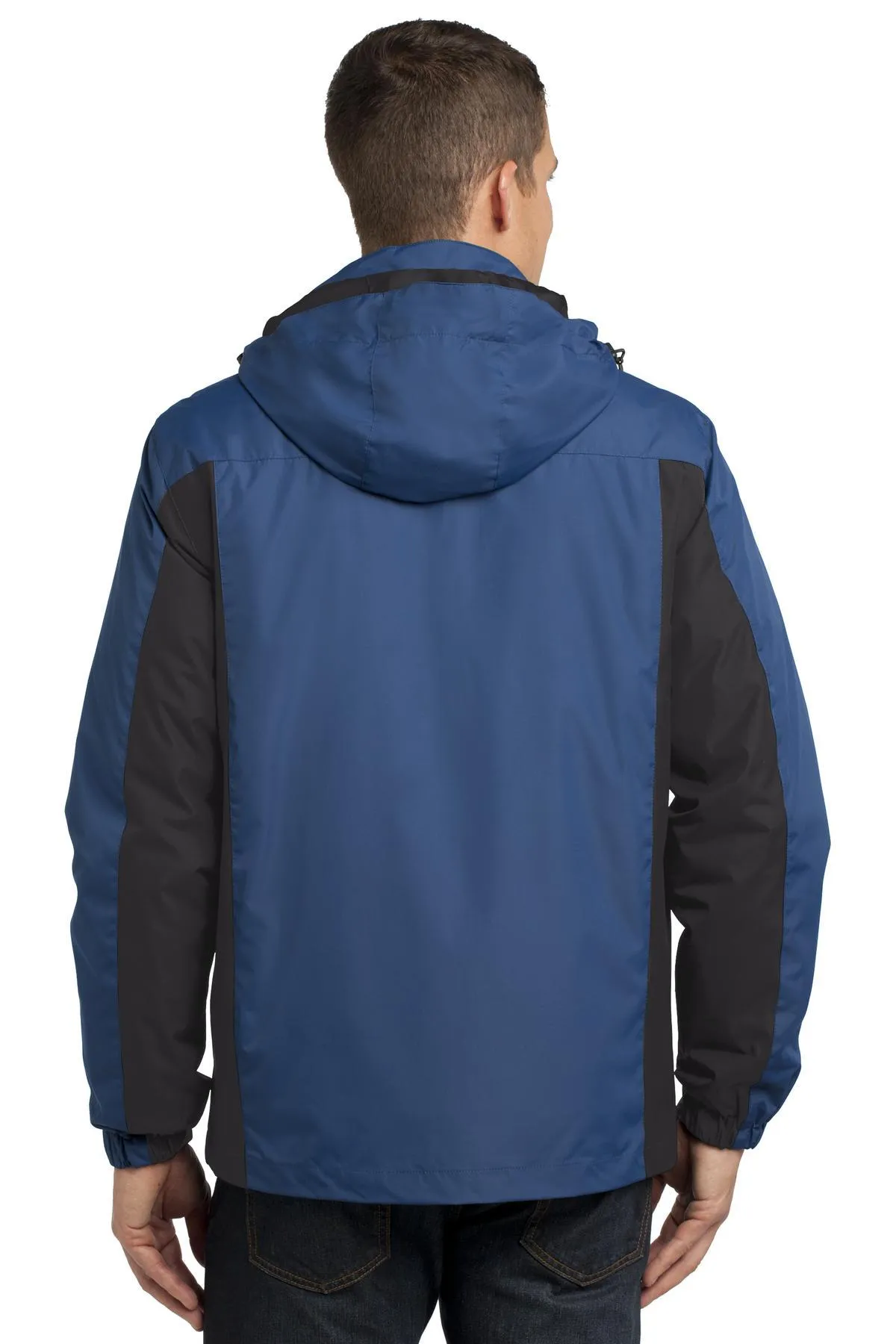 Port Authority Colorblock 3-in-1 Jacket J321 Admiral Blue/ Black/ Magnet Grey