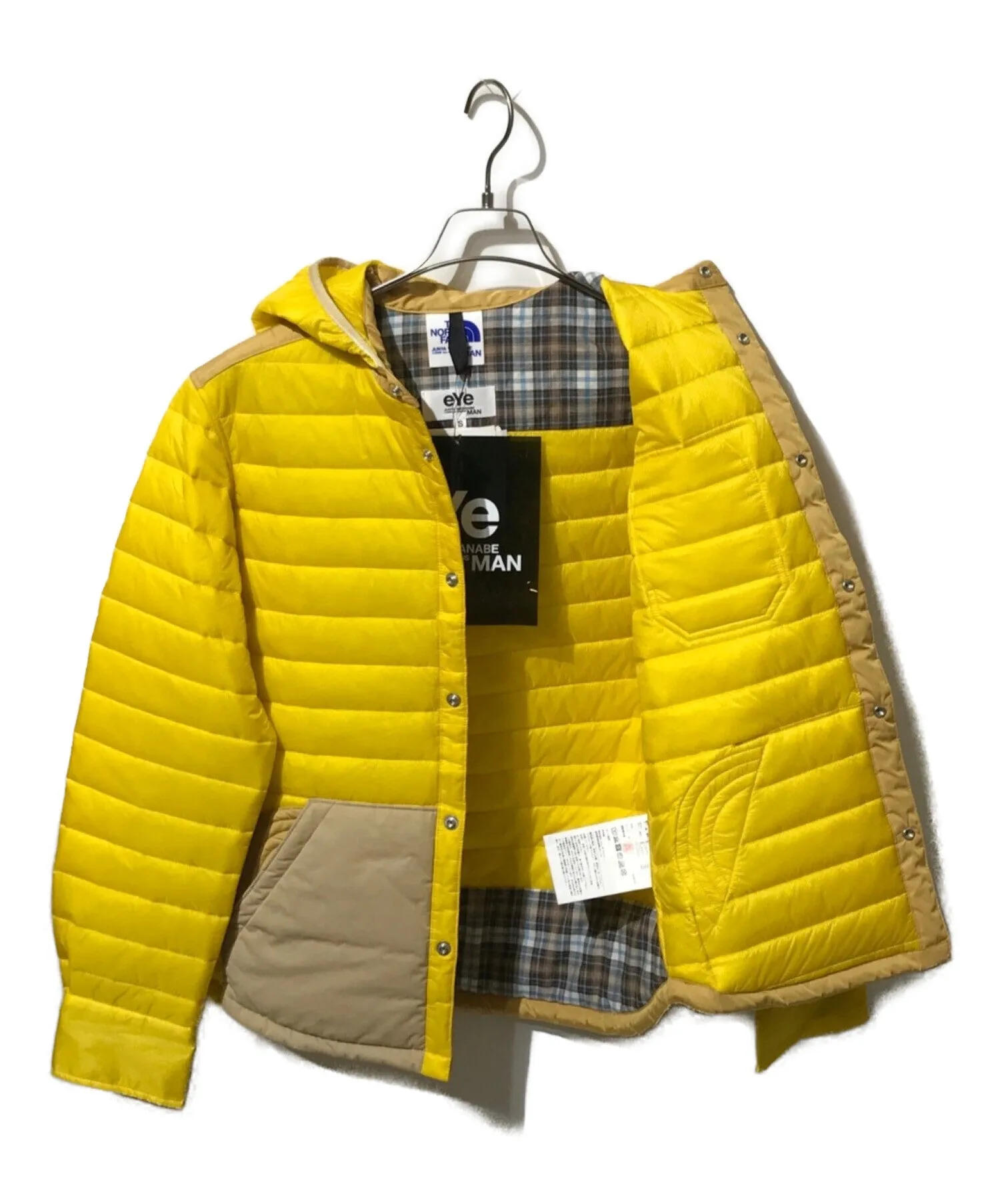 [Pre-owned] COMME des GARCONS JUNYA WATANABE × THE NORTH FACE Nylon-Switched Cotton Hooded Jacket NY8191CG