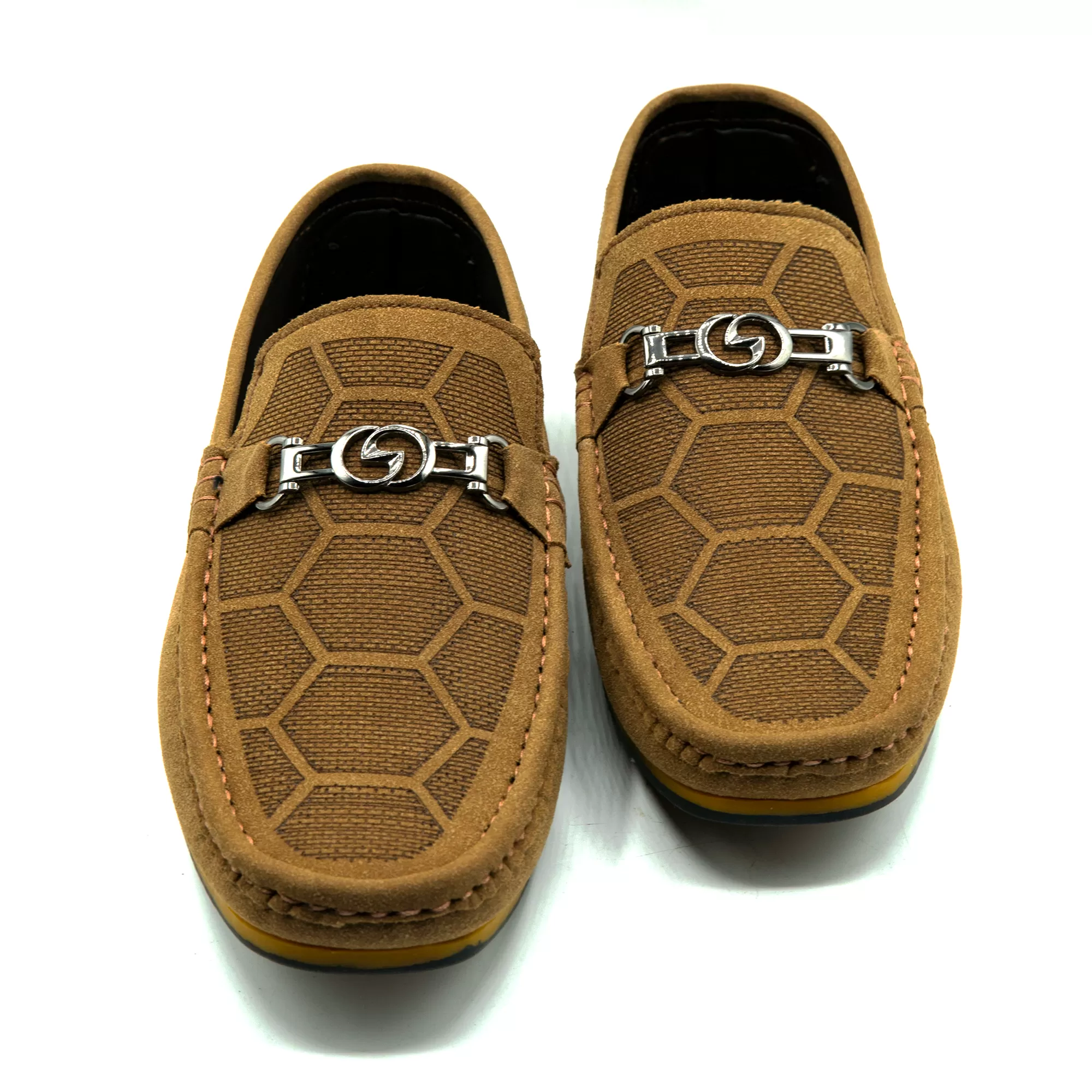 Premium PU Leather Pattern Textured Moccasins