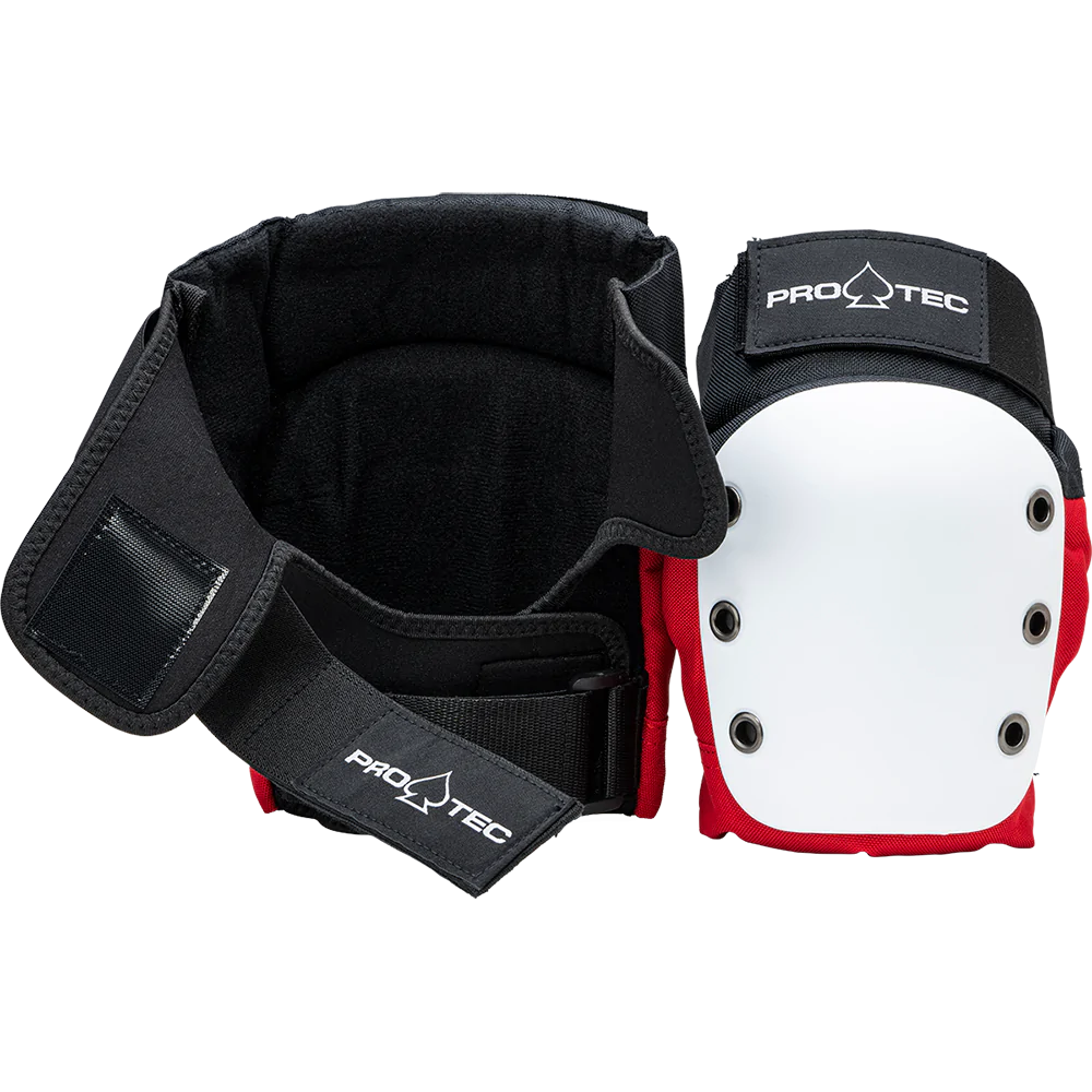 Pro Tec Street Knee Pads Red/White/Black