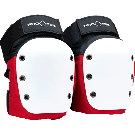 Pro Tec Street Knee Pads Red/White/Black