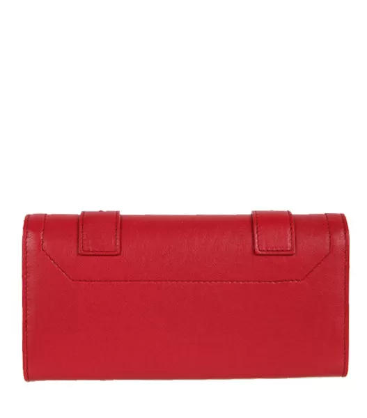 PS1 Continental Flap Wallet, Ruby