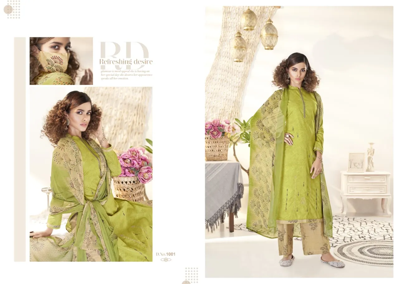 Radhika Fashion Azara The Mask Pure Lawn Cotton Designer Salwar Kameez