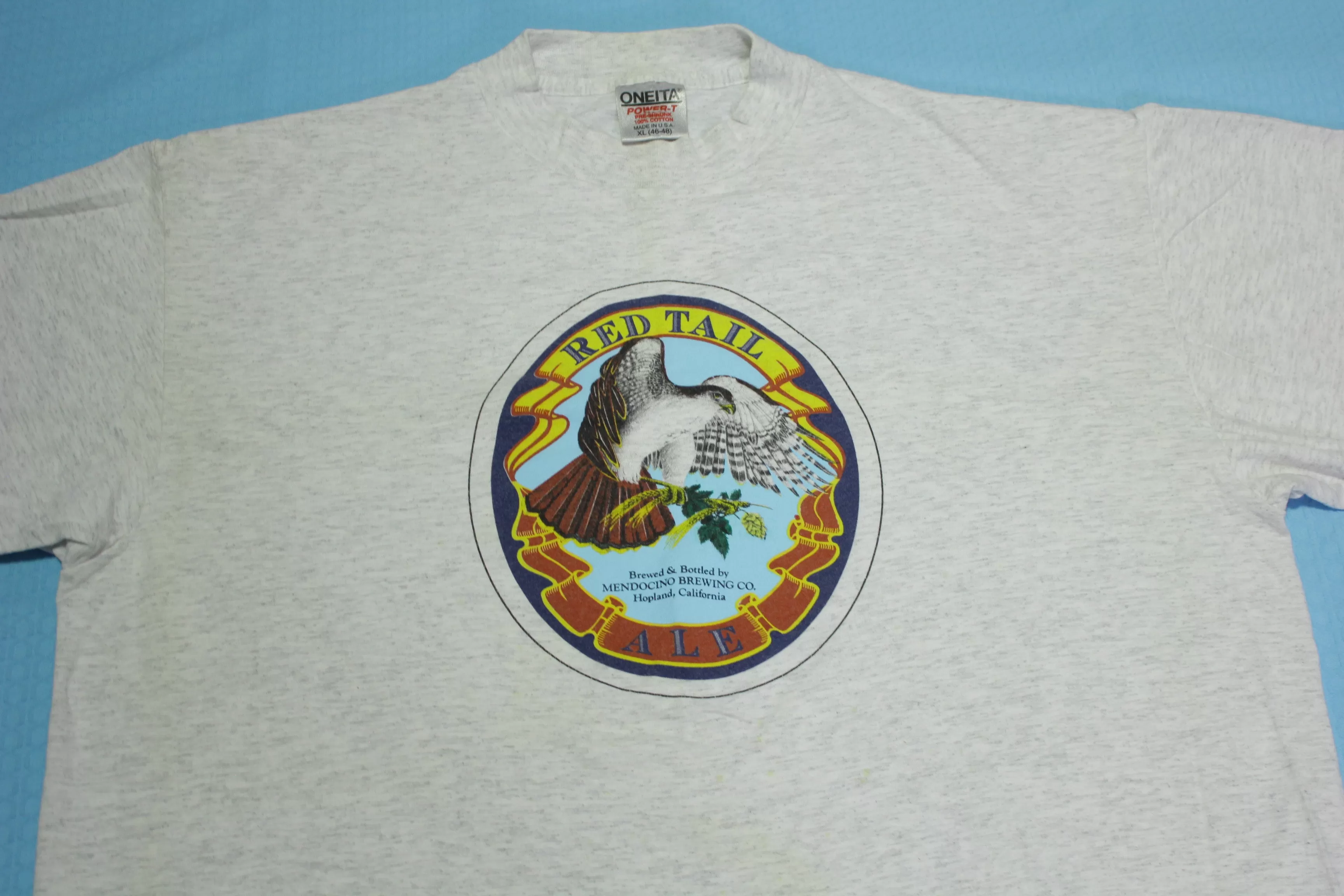 Red Tail Ale Vintage California Brewed Beer 90's Single Stitch T-Shirt