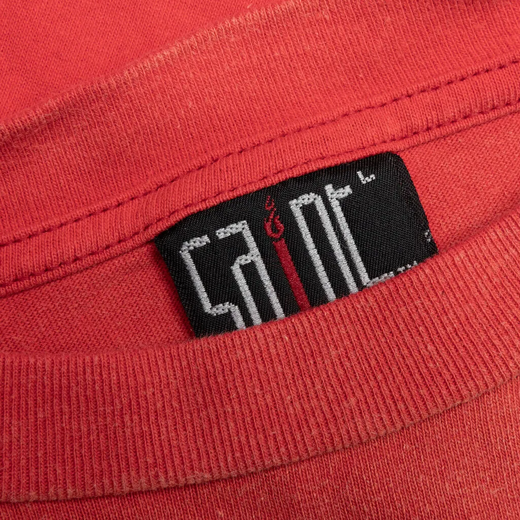 S. Circle S/S T-Shirt - Red