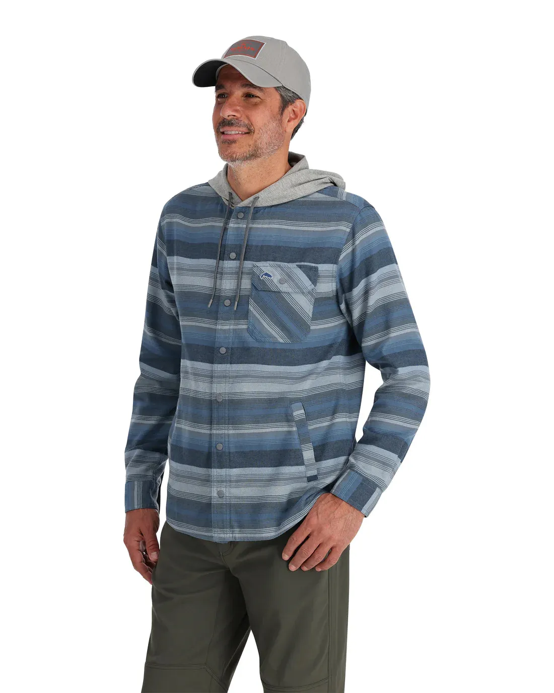 Simms Fishing Men's Santee Flannel Hoody