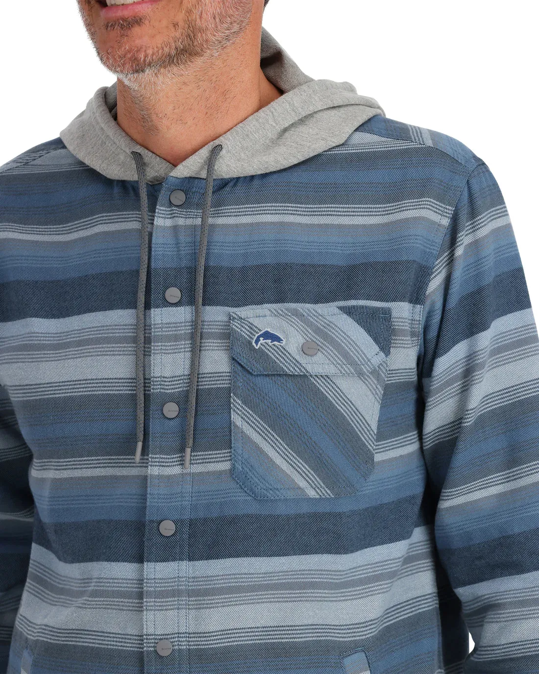 Simms Fishing Men's Santee Flannel Hoody