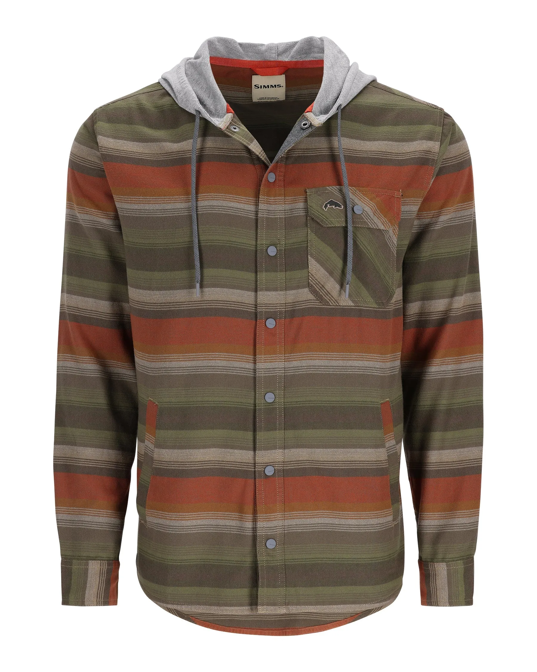 Simms Fishing Men's Santee Flannel Hoody