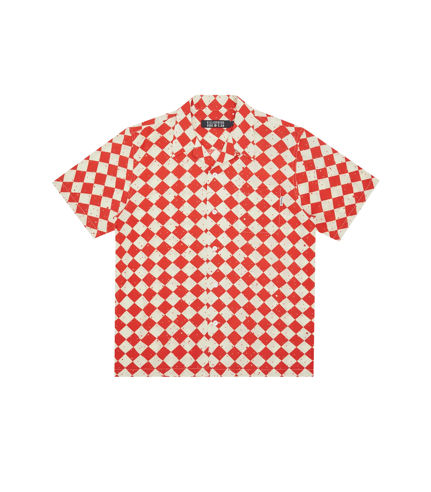 SPACE CHECK S/S SHIRT - RED