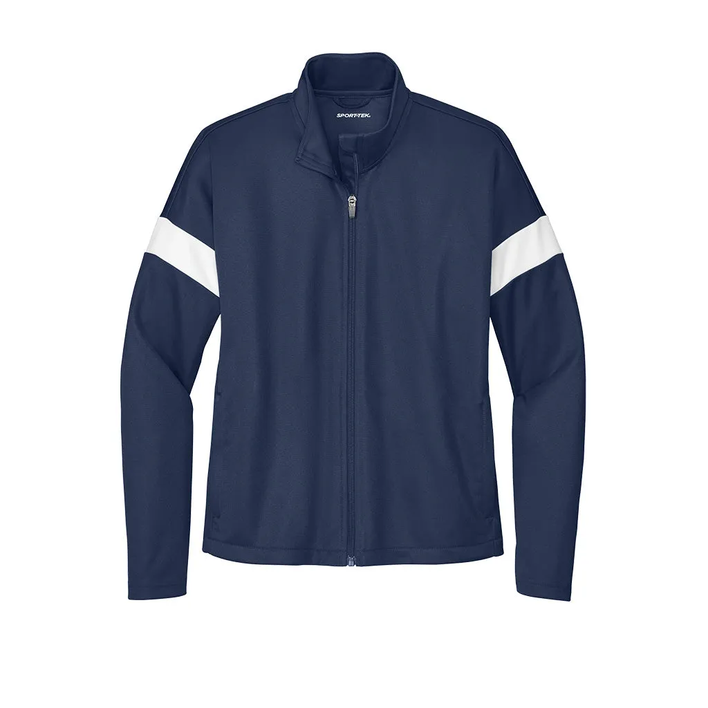 Sport-Tek True Navy/White Women's Travel Full-Zip Jacket