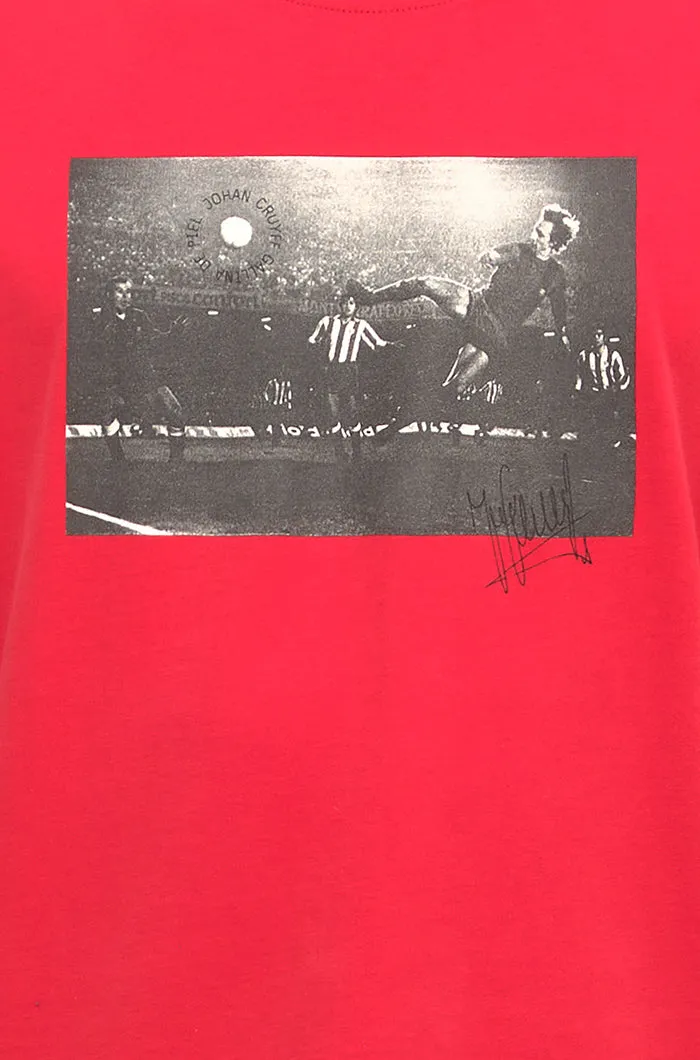 T-shirt red Bara Cruyff 9