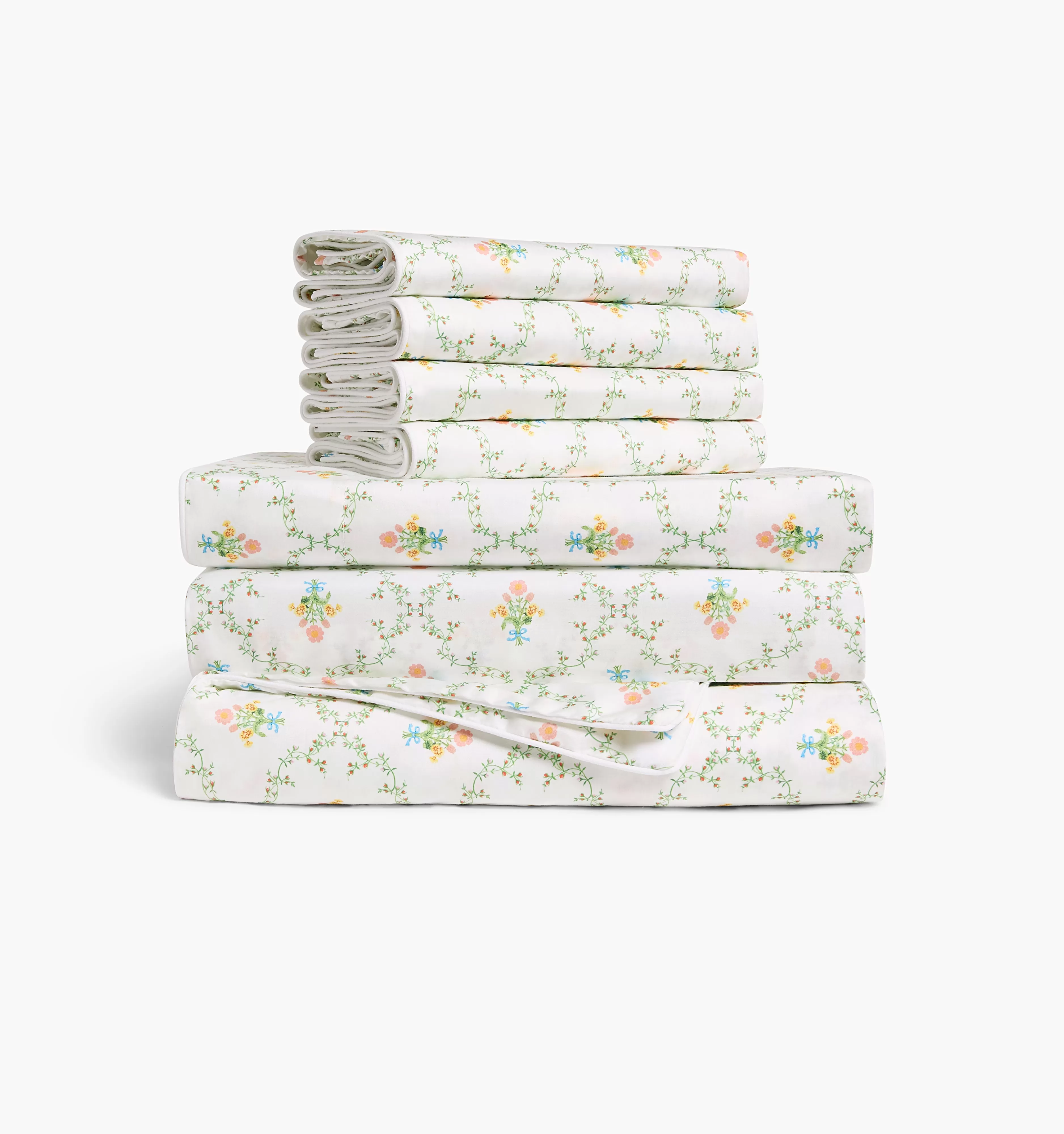 The Bed Set - Pastel Trellis