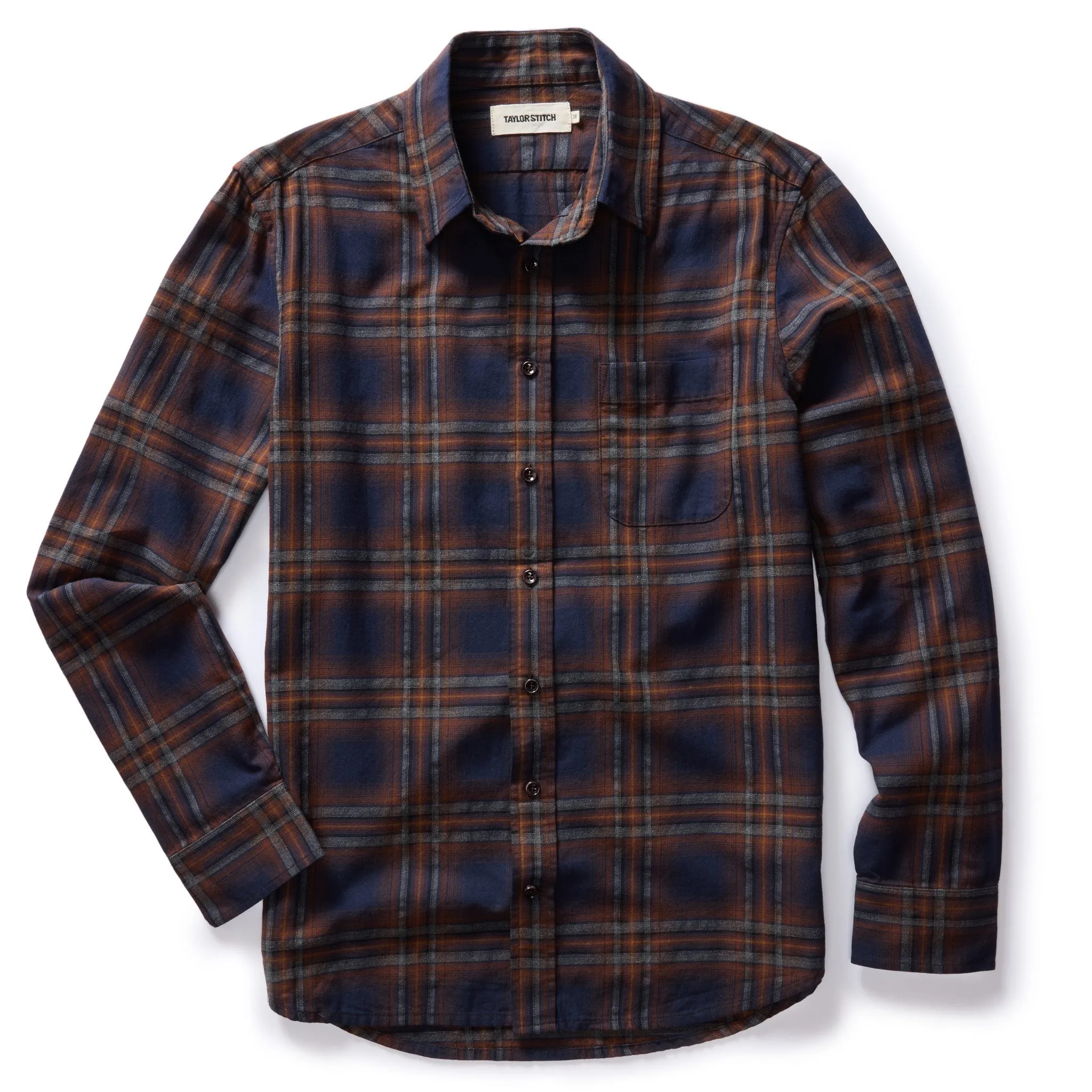 The California in Twilight Plaid Brushed Cotton Twill