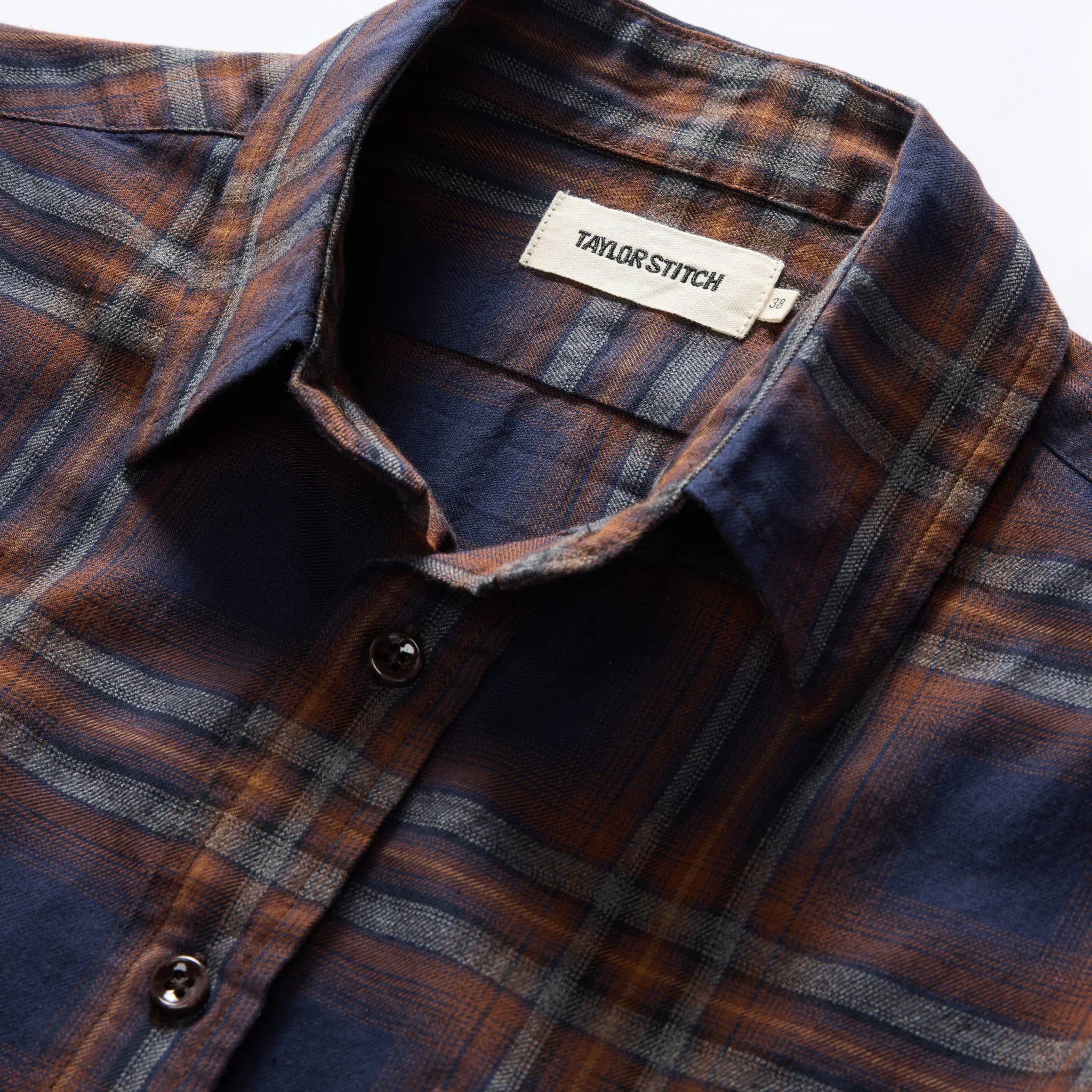 The California in Twilight Plaid Brushed Cotton Twill