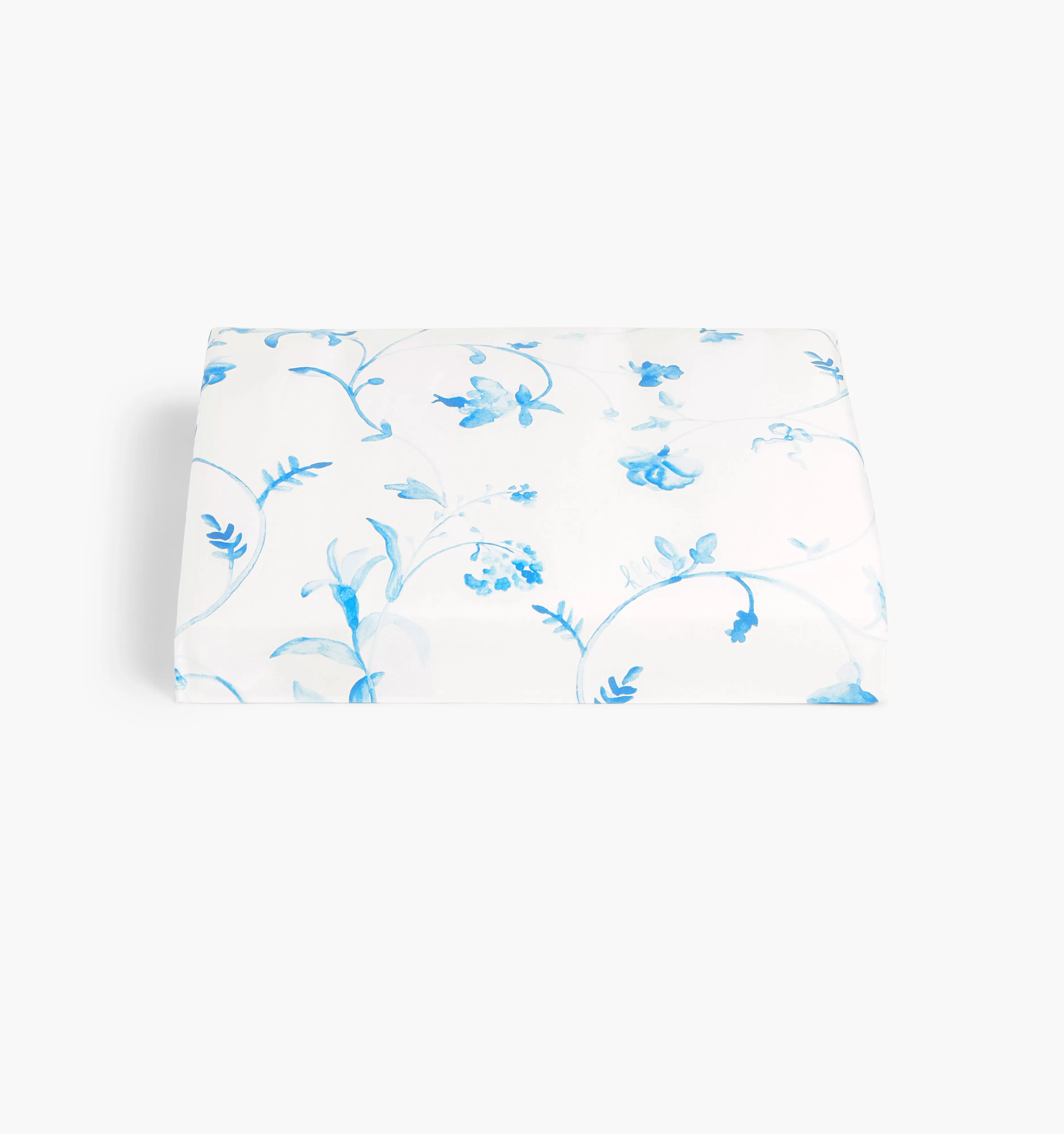 The Fitted Sheet - Blue Botanical