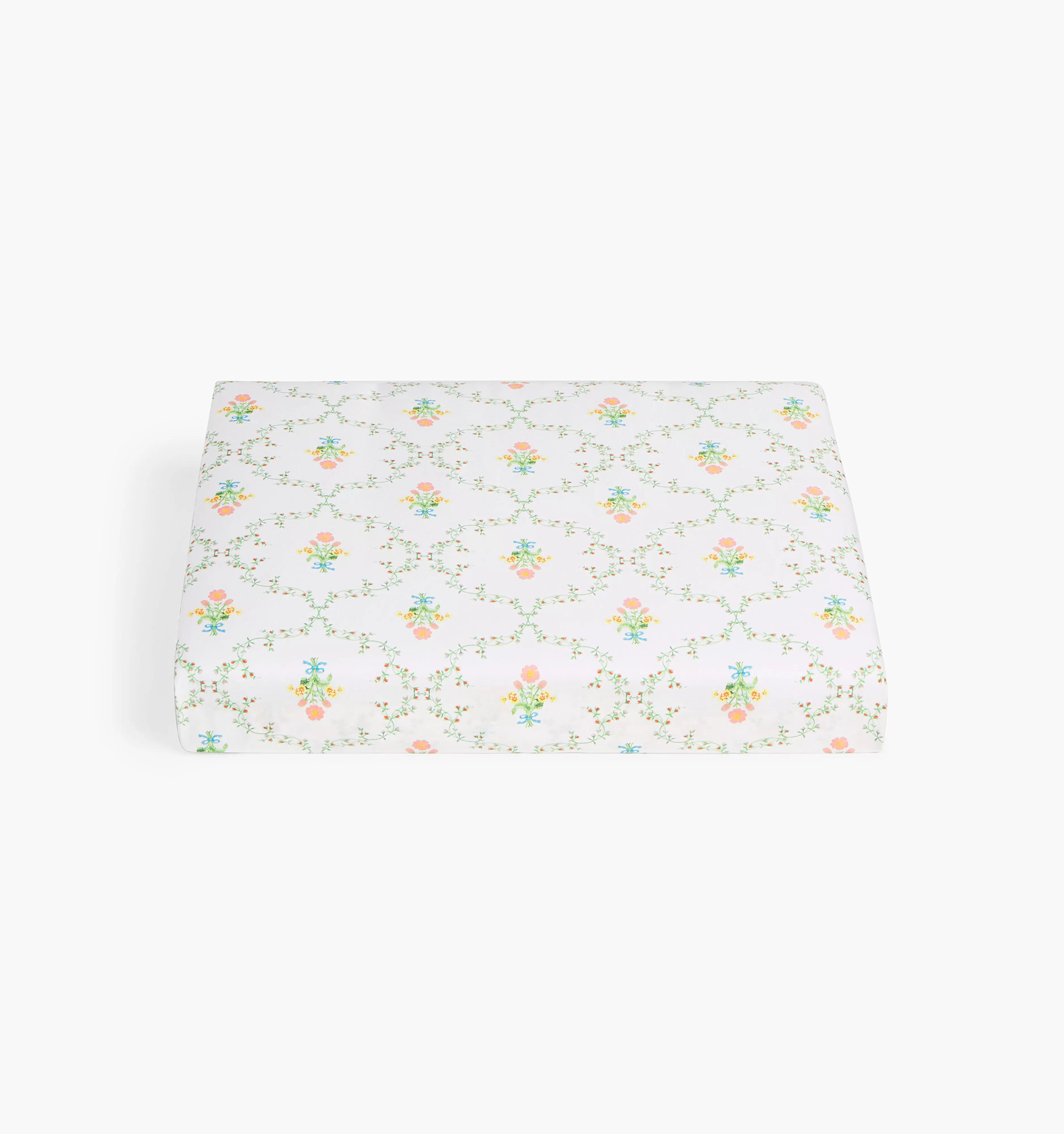 The Fitted Sheet - Pastel Trellis