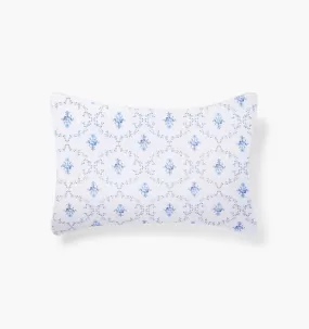 The Mini Pillowcase - Blue Trellis