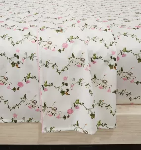 The Top Sheet - Pink Pond Floral