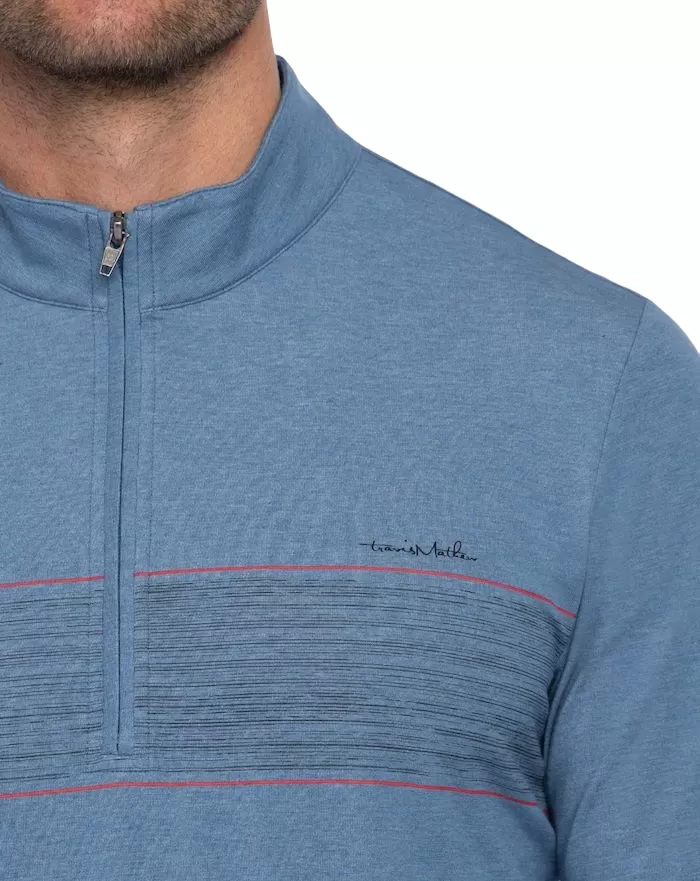 Travis Mathew 1/4 Zip Pullover Splash Of Color