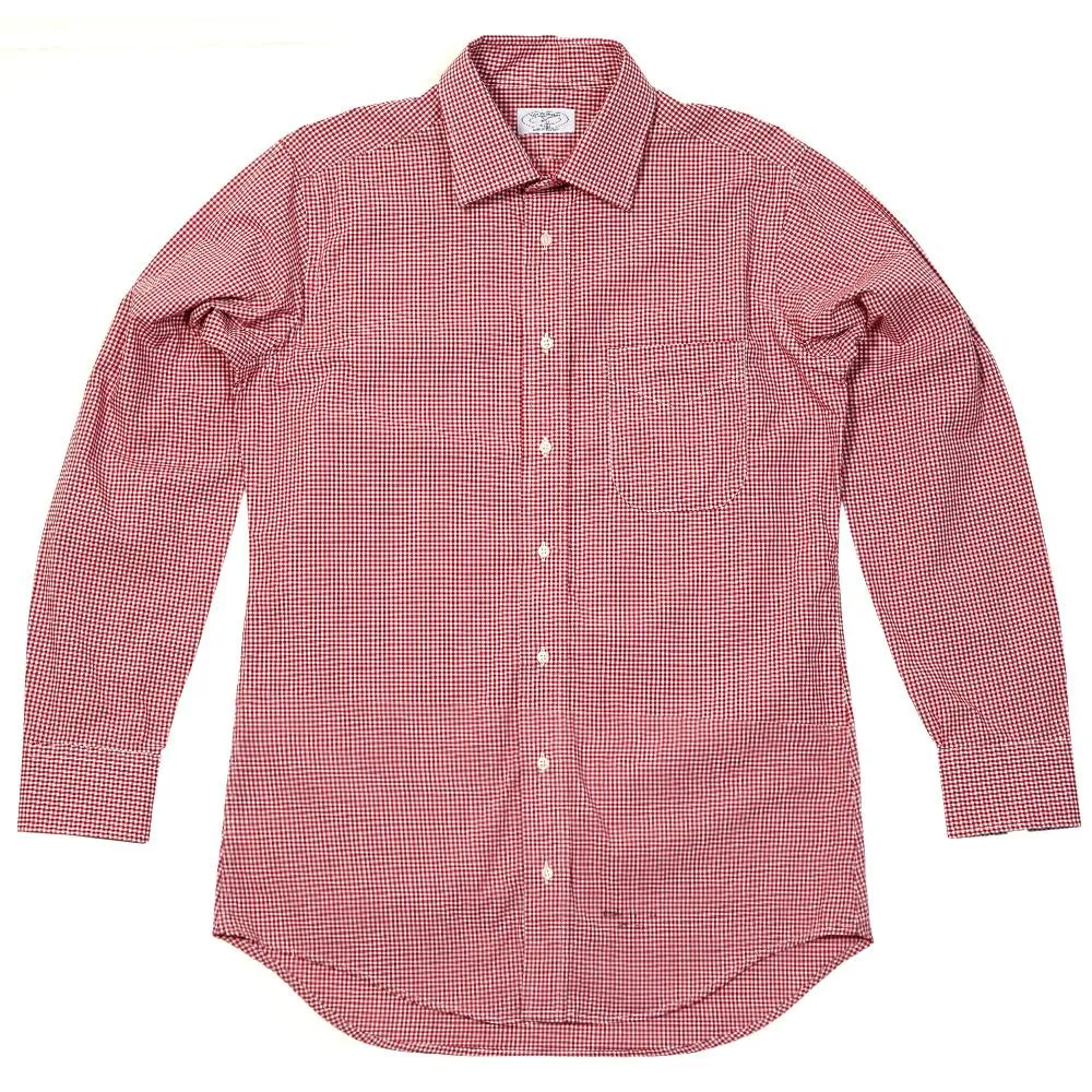 Troy Shirtmakers Guild Gingham Shirt Red