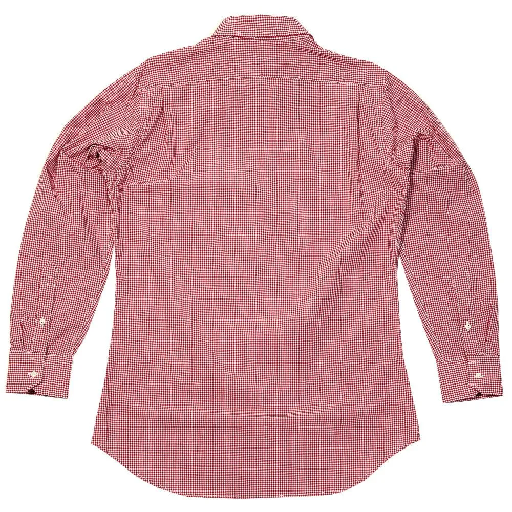 Troy Shirtmakers Guild Gingham Shirt Red