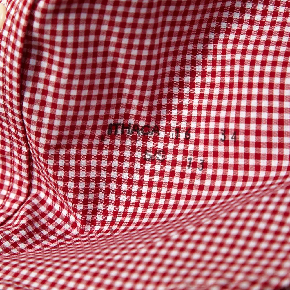 Troy Shirtmakers Guild Gingham Shirt Red