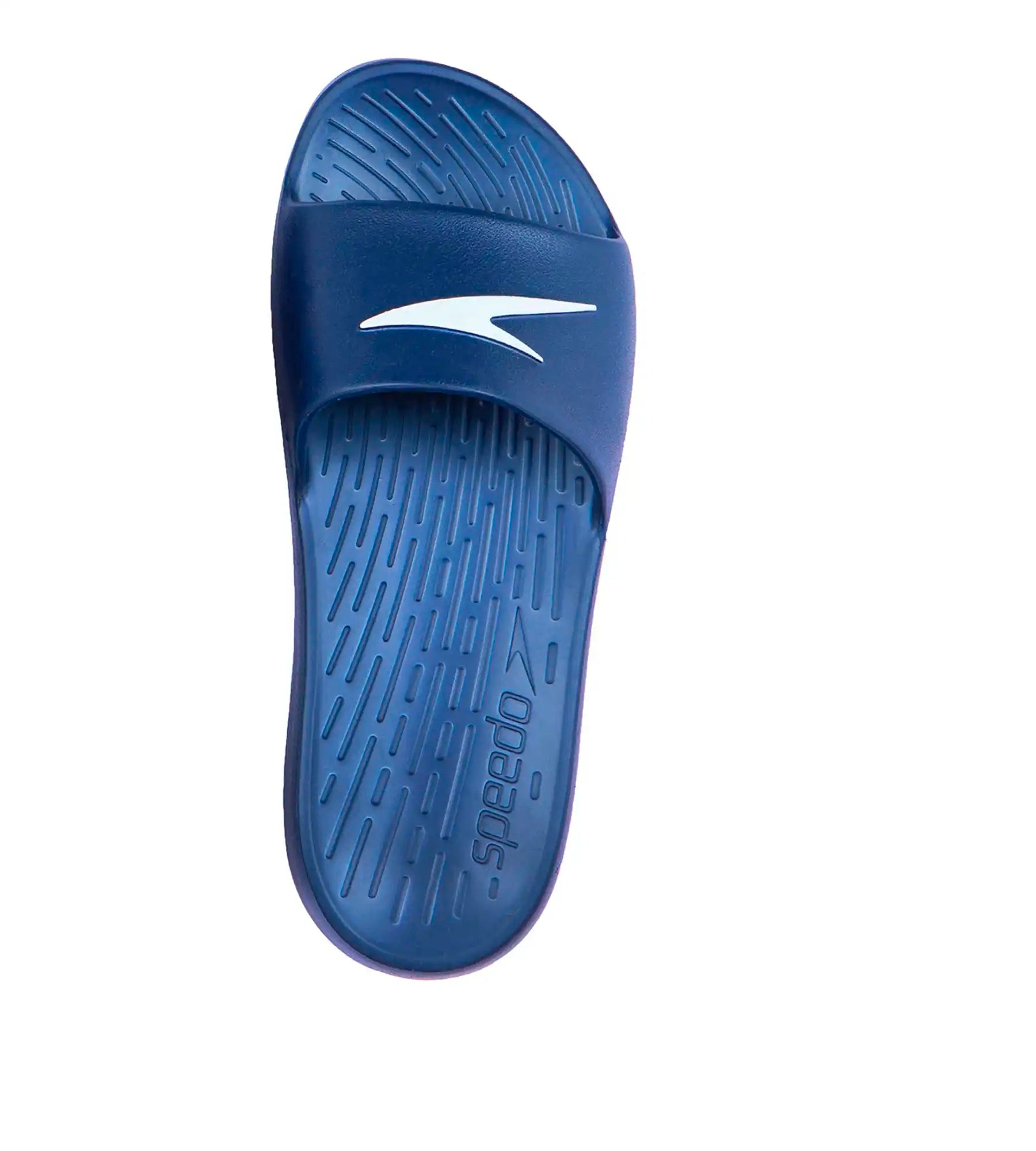 Women's Single Colour Slides - Navy & White