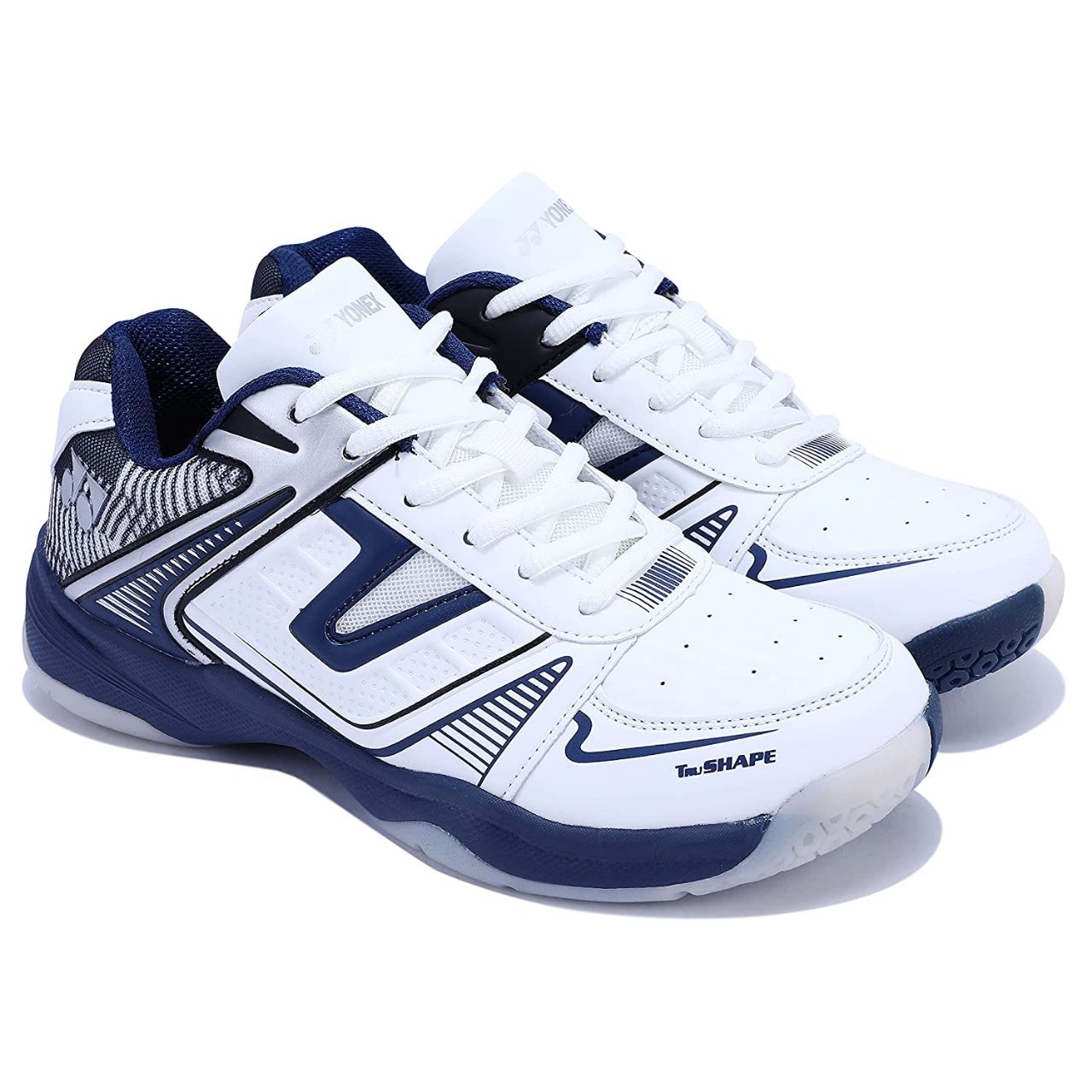 Yonex Tokyo 3 Badminton Shoes - White/Navy Blue